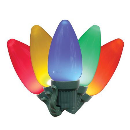 Celebrations Classic LED C9 Multicolored 25 ct String Christmas Lights 16 ft.