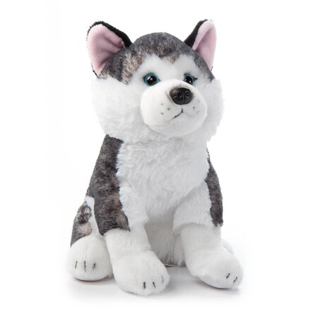 The Petting Zoo Husky Dog Stuffed Animal Plushie 12 in.
