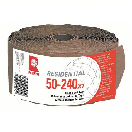 Roberts Heat Bond Seam Tape, 22 yd L, 6 in W Brown
