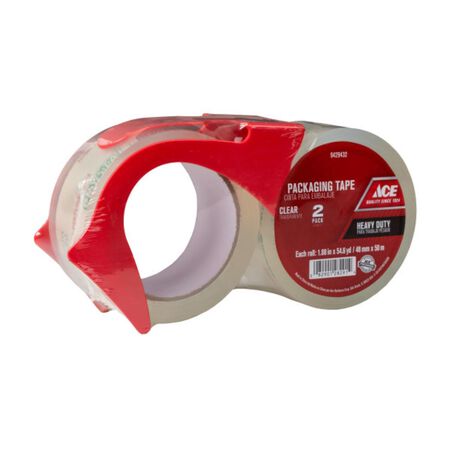 Ace 1.88 in. W X 54.6 yd L Heavy-Duty Packaging Tape with Dispenser
