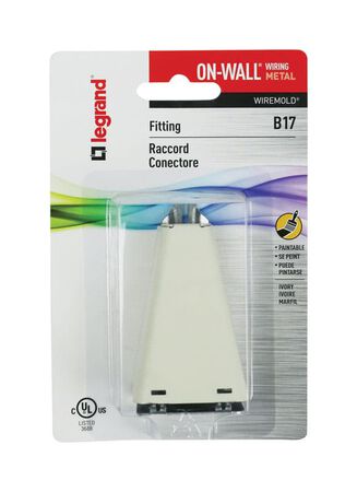 Legrand Traingle Metal Conduit Connector Box Ivory