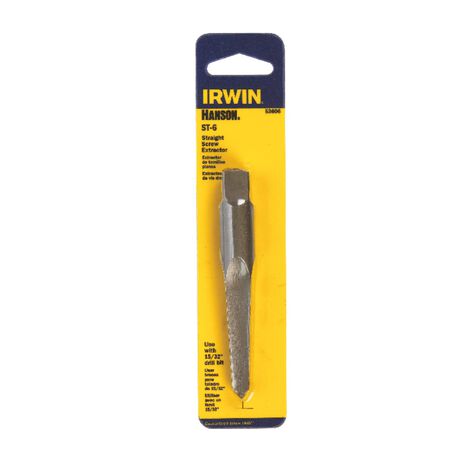 Irwin Hanson 15/32 in. X 15/32 in. D Carbon Steel Straight Screw Extractor 7 in. 1 pc
