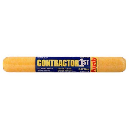 Purdy Contractor 1st Polyester 18 in. W X 3/8 in. Paint Roller Cover 1 pk