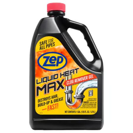 Zep Liquid Heat Gel Clog Remover 128 oz.