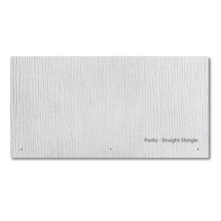 Gaf Weatherside Purity Straight 12in. x 24in. Fiber-Cement Siding Shingle
