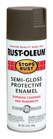 Rust-Oleum Stops Rust Semi-Gloss Anodized Bronze Spray Paint 12 oz