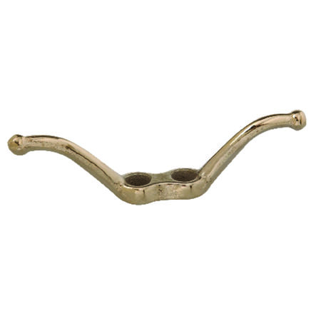 Campbell Nickel-Plated Nickel Rope Cleat 4-1/2 in. L