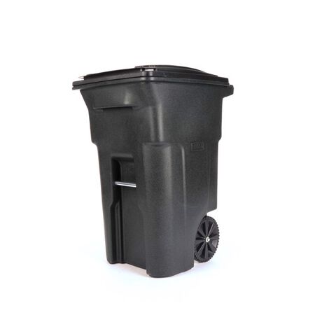 Toter 64 gal Greenstone Polyethylene Wheeled Garbage Can Lid Included