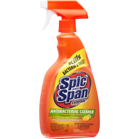 Spic and Span Everyday Fresh Citrus Scent Antibacterial Cleaner Liquid 32 oz