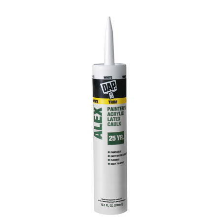 DAP Alex White Acrylic Latex Caulk 10.1 oz