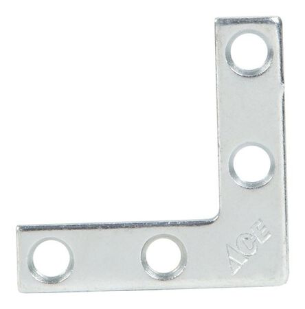 Ace Flat Corner Brace 1-1/2 in. x 3/8 in. Zinc