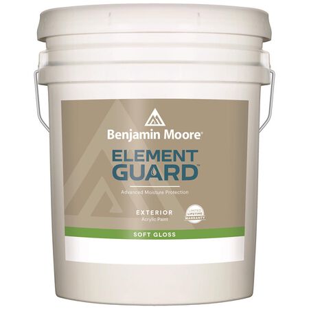 Benjamin Moore Element Guard Soft Gloss Base 1 Paint Exterior 5 gal