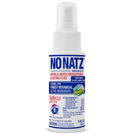 No Natz Organic Insect Repellent Liquid For Variety of Insects 2 oz
