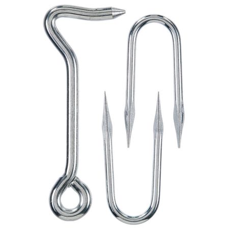 Ace 0.73 in. L Zinc Wire Staple Gate Hook 1 pk