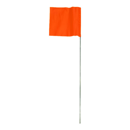 C.H. Hanson 21 in. Orange Marking Flags Polyvinyl 100 pk