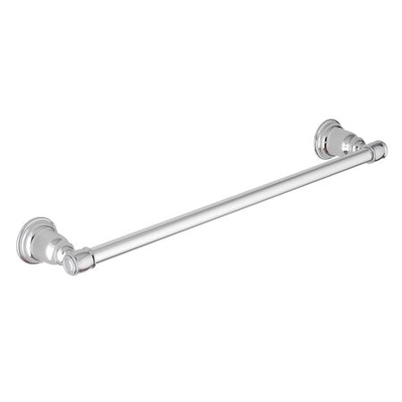OakBrook Collection Chrome Towel Bar 18 in. L Die Cast Zinc