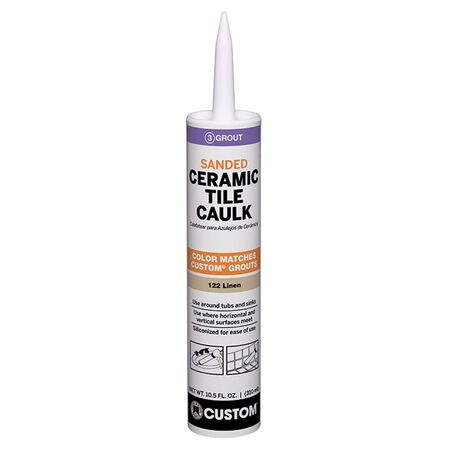 Custom Building Products Polyblend 10.5 oz. Arctic White Sanded Ceramic Tile Caulk