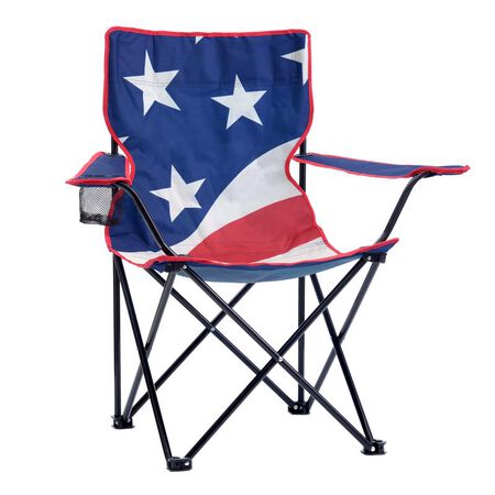 Quik Shade Multicolored USA Folding Chair