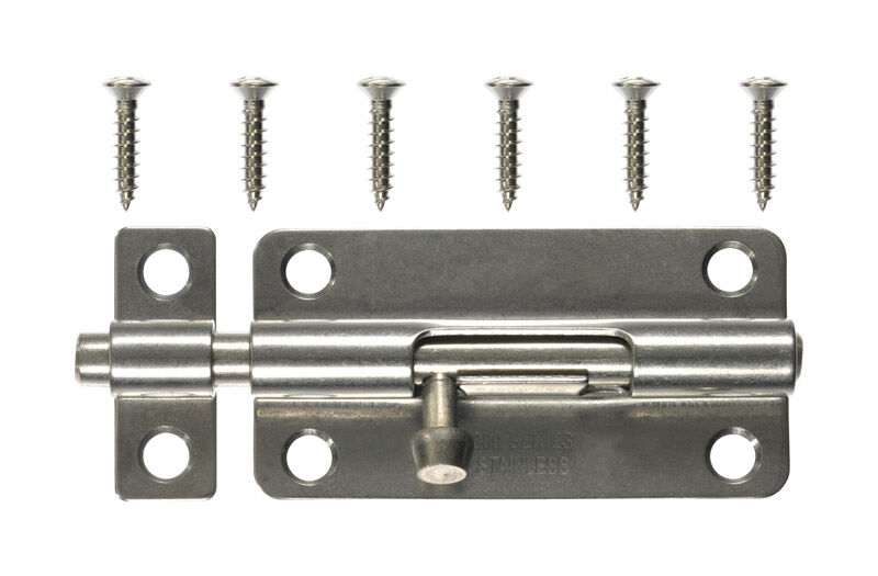 Ace Heavy Duty Barrel Bolt 4 In Stainless Steel Latches Doors And