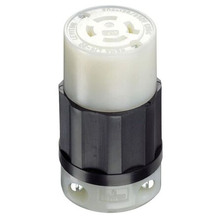 Leviton Industrial Nylon Grounding Locking Connector L14-20R 14-10 AWG 3 Pole 4 Wire