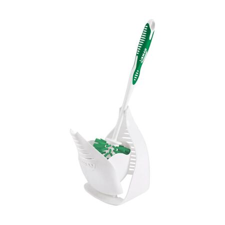 Libman 3 in. W Hard Bristle 12 in. Plastic/Rubber Handle Brush and Caddy