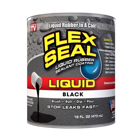 FLEX SEAL Family of Products FLEX SEAL Black Liquid Rubber Sealant Coating 16 oz