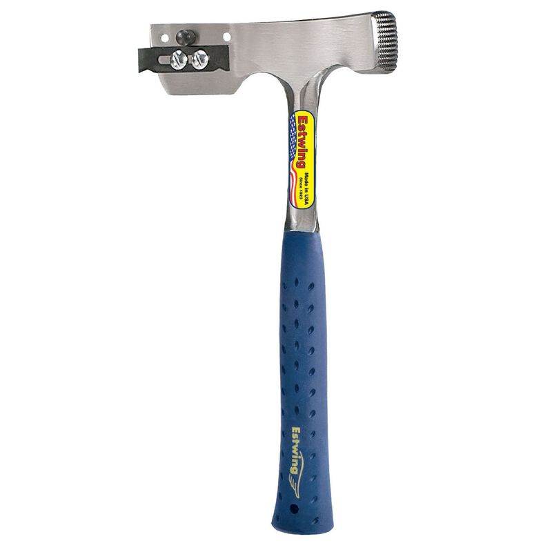 Estwing 28 oz. Milled Face Steel Shingler's Hammer Steel Stine