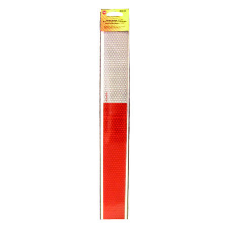 Peterson 2 in. W X 18 in. L Red/White Reflective Strip Tape 4 pk