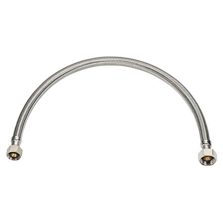 Ace 3/8 in. Compression x 1/2 in. Dia. FIP Stainless Steel Faucet Supply Line 16 in.
