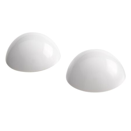 Ace 2-3/8 in. W Rubber White Wall Door Stop Mounts to wall 0 in.