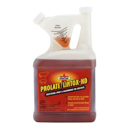 Starbar Prolate/Lintox-HD Insecticide Spray and Backrubber, Liquid, 1 qt.
