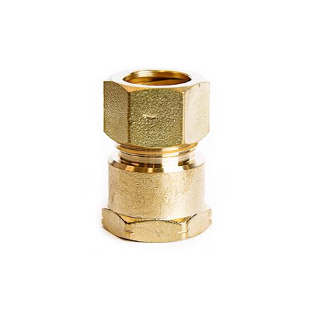 ATC 5/8 in. Compression 1/2 in. D FPT Brass Coupling