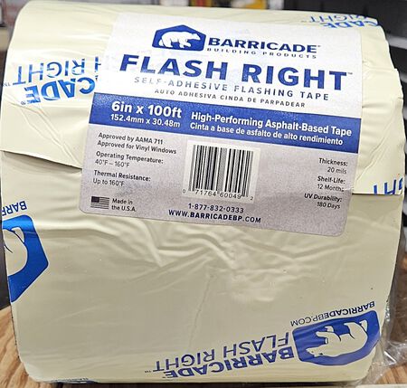 Barricade Flashing Tape 6"x100