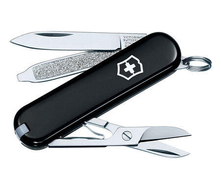 Victorinox Classic SD Black 420 HC Stainless Steel 2.25 in. Multi-Function Knife