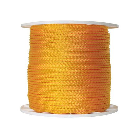 Wellington 1/4 in. Dia. x 1000 ft. L Diamond Braided Poly Rope Orange