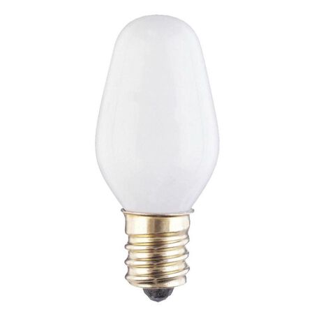 Westinghouse 7 W C7 Specialty Incandescent Bulb E12 (Candelabra) White 4 pk