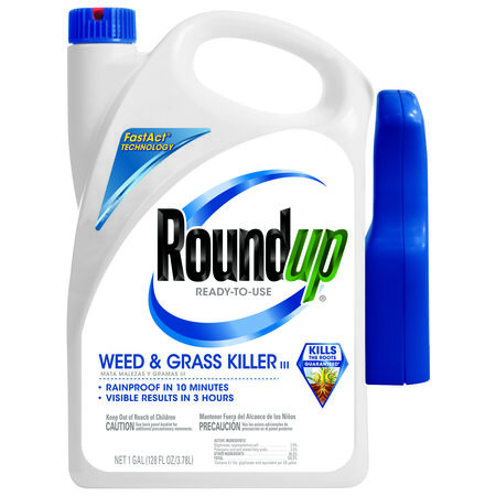 Roundup Weed and Grass Killer RTU Liquid 1 gal