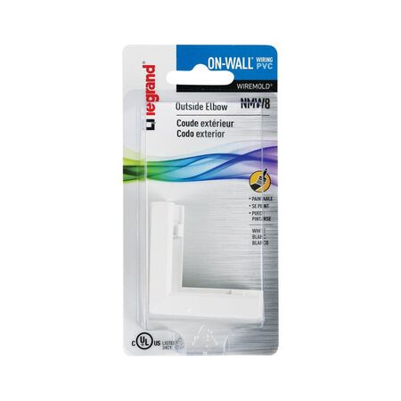 Legrand On-Wall 2 in. L Outside Elbow 1 pk