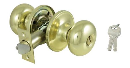 ProSource TF700V-PS Entry Knob, Stainless Steel, KW1, KA3 Keyway, 3 Grade, Pack of 3