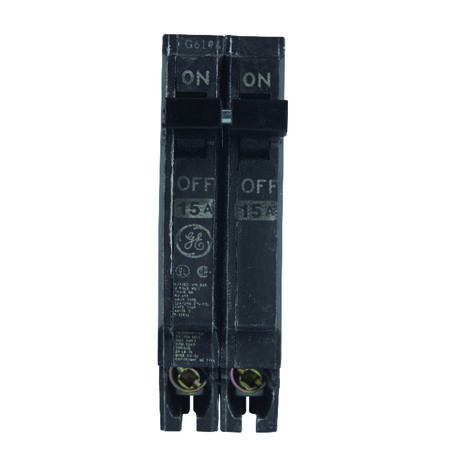 GE Q-Line 15 amps Standard 2-Pole Circuit Breaker