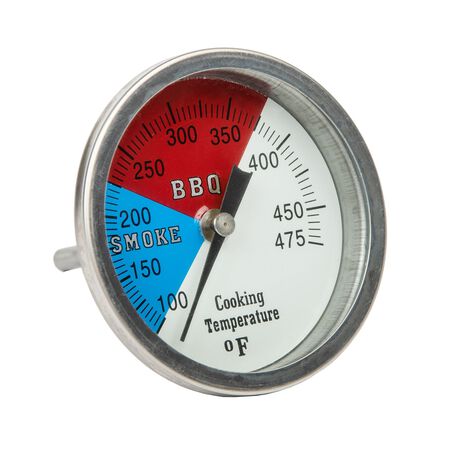 Old Smokey Stainless Steel Grill Gauge 3 in. H x 3 in. D 3 in.