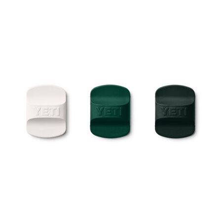 YETI Rambler 3 ct Black Forest Green BPA Free Replacement Lid Magnet Set