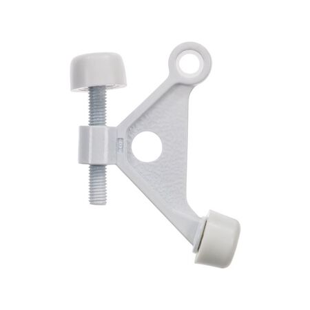 Ace 2-5/8 in. W Metal White Hinge Pin Door Stop Mounts to door and wall 0 in.