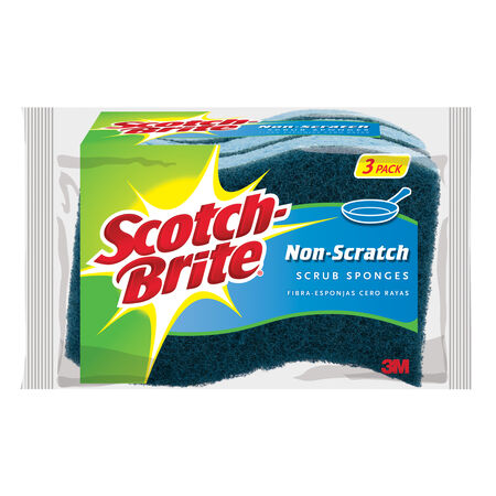 Scotch-Brite Non-Scratch Sponge For Multi-Purpose 4.4 in. L 3 pk