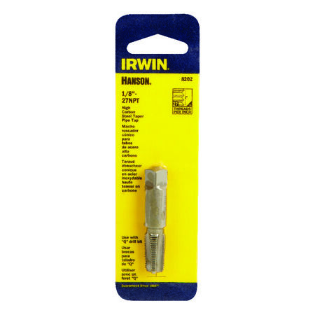 Irwin Hanson High Carbon Steel SAE Plug Tap 1/8 in. 1 pc