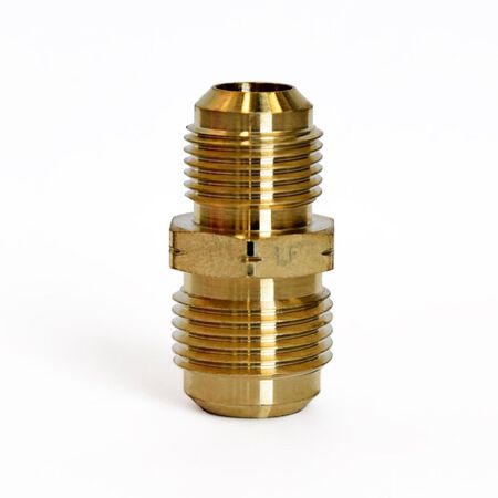 ATC 5/8 in. Flare 1/2 in. D Flare Yellow Brass Union