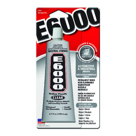 E6000 High Strength Automotive and Industrial Adhesive Gel 3.7 oz