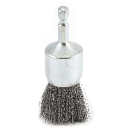 Forney 1 in. Crimped Wire Wheel Brush Metal 20000 rpm 1 pc