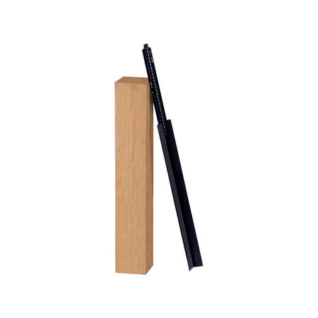 Gibraltar Mailboxes 23 in. Natural Black Pine Mailbox Post Anchor Kit