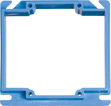 Carlon Square PVC 2 gang Box Cover For Use with 1/2 in. Dry Wall